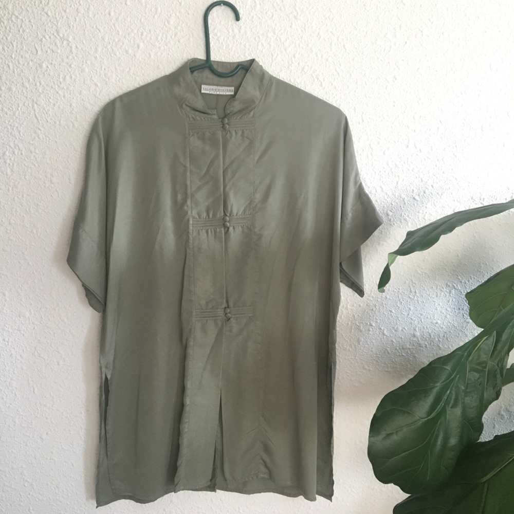 Vintage 100% Silk Top